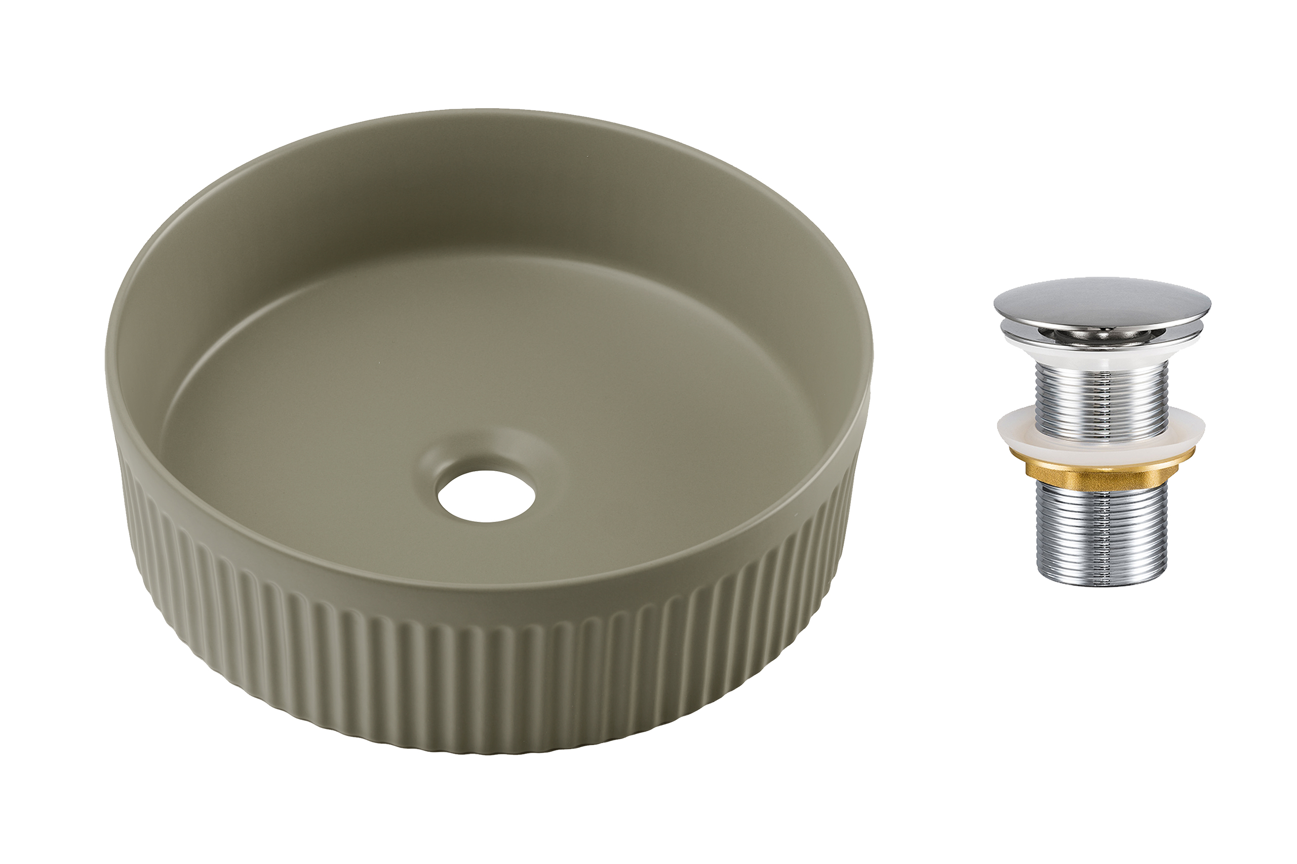 Pultra ültethető mosdó mosdótál 36×36 cm – Fehér SET-BEYOND 2 OLIVER GREEN T201L-3-MP Pultra ültethető mosdó mosdótál 36×36 cm SET-BEYOND 2 OLIVER GREEN T201L-3-MP