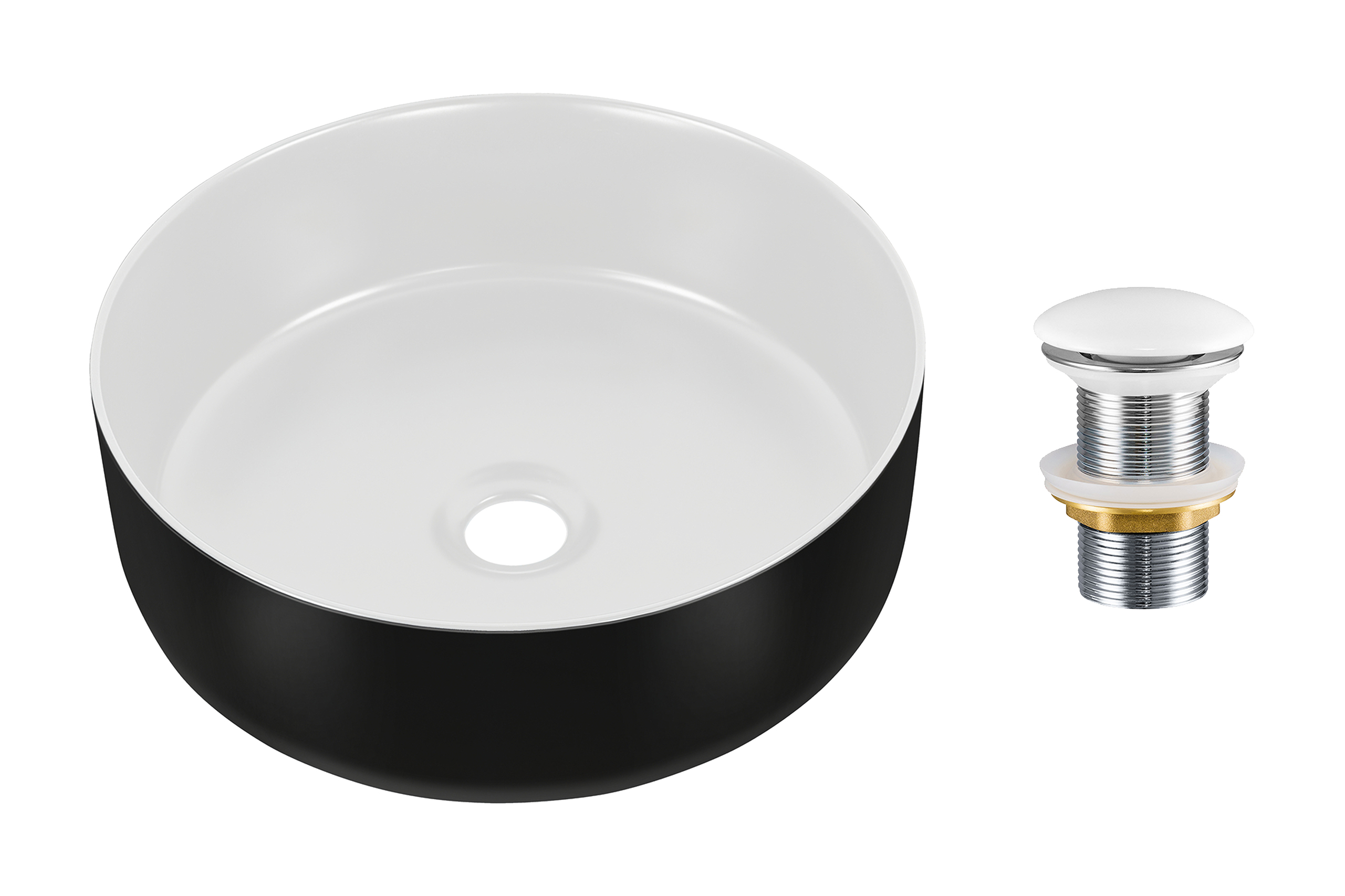 Pultra ültethető mosdó mosdótál 36×36 cm – Fehér SET-SIMPLE T201-3-MP Pultra ültethető mosdó mosdótál 36×36 cm SET-SIMPLE T201-3-MP