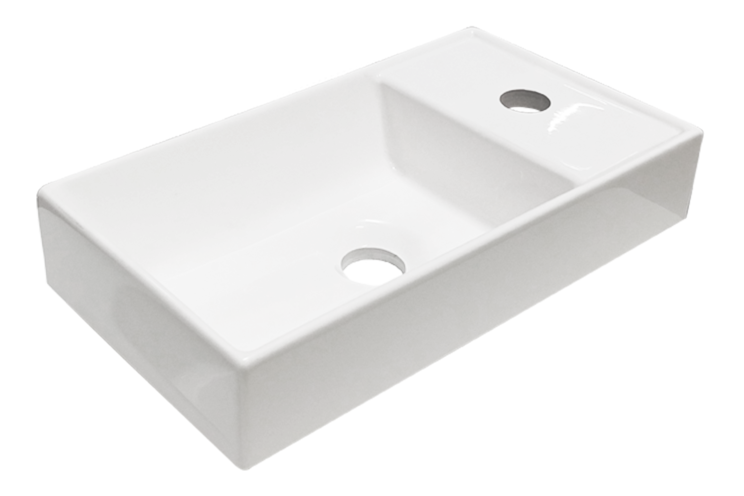 Süllyesztett mosdó – Mosdó egymedencés 40 cm – Fényes fehér UM-NERO 40-SM Süllyesztett mosdó – Mosdó egymedencés 40 cm – Fényes fehér UM-NERO 40-SM