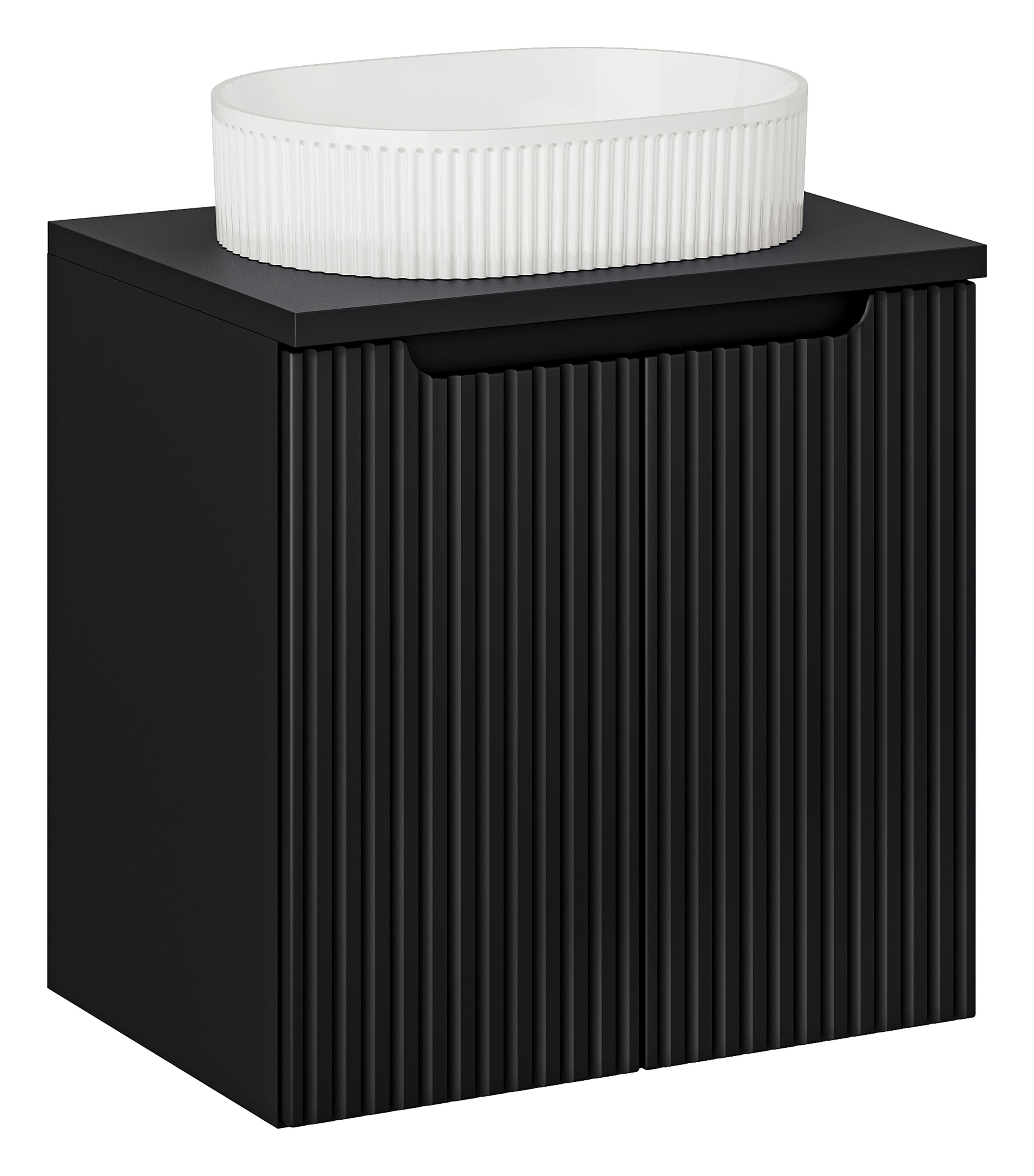 NOVA BLACK komplett fürdőszoba bútor szett 60 cm SET-NOB B BLACK 60CM D UN BEYOND 5 WH-NB NOVA BLACK komplett fürdőszoba bútor szett 60 cm SET-NOB B BLACK 60CM D UN BEYOND 5 WH-NB előnézeti kép