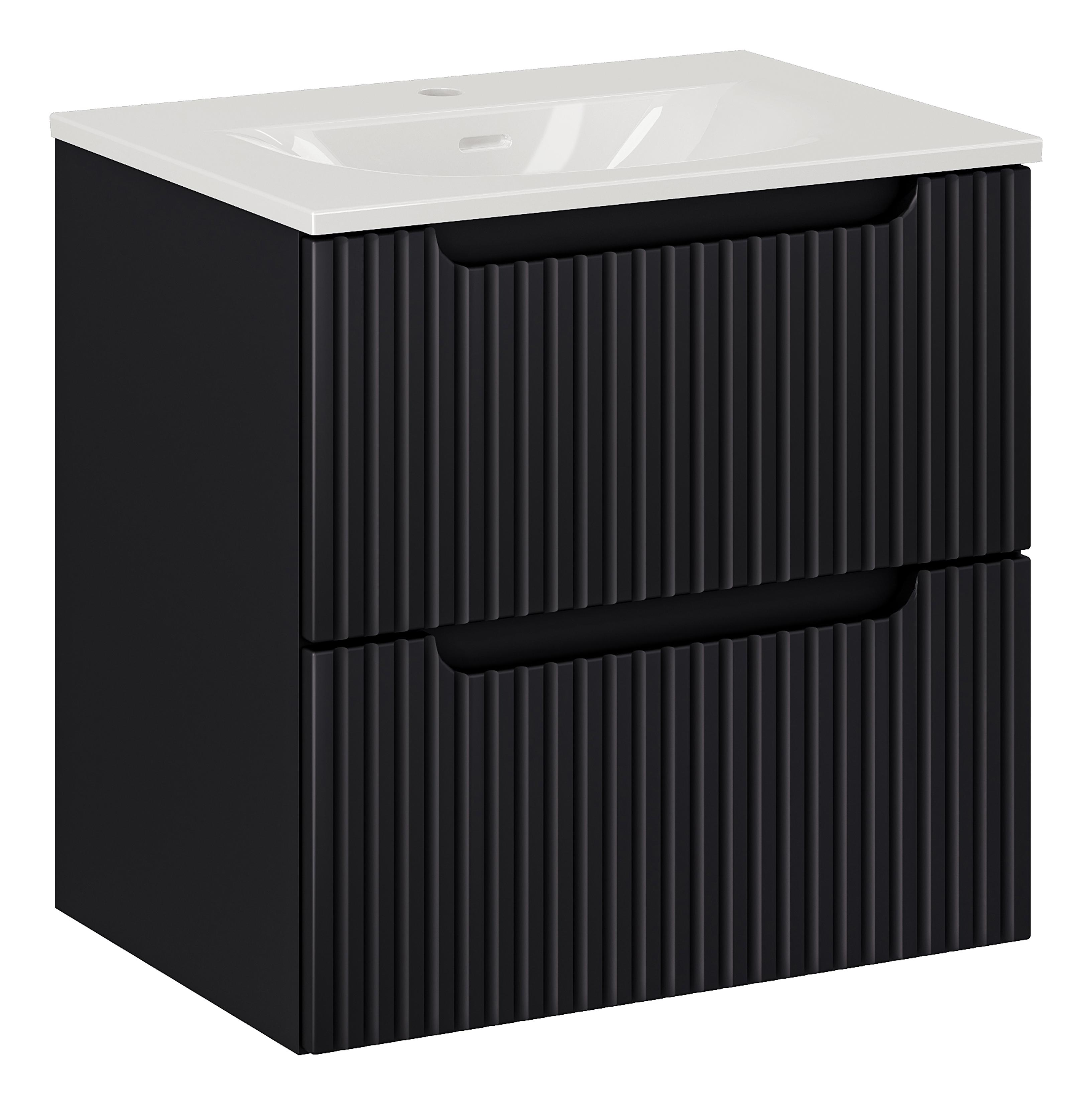 NOVA BLACK komplett fürdőszoba bútor szett 60 cm SET-NOB SKY 3 60CM S-NB NOVA BLACK komplett fürdőszoba bútor szett 60 cm SET-NOB SKY 3 60CM S-NB előnézeti kép