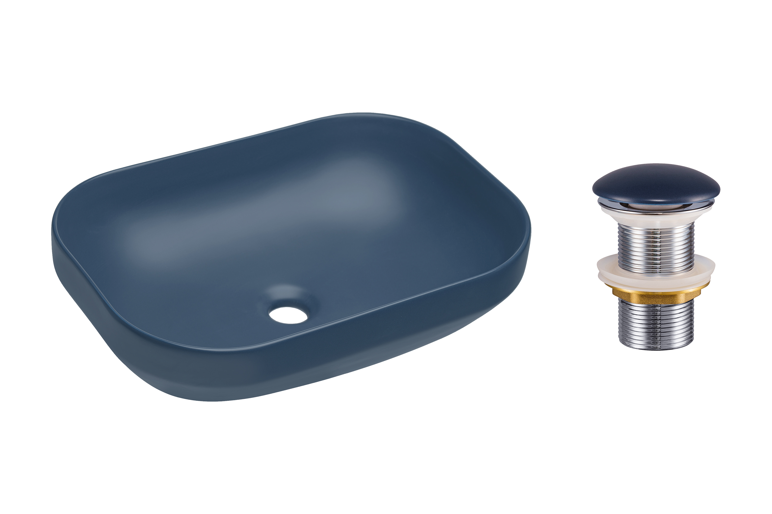 Pultra ültethető mosdó mosdótál 50×35 cm – Fehér SET-NELI MNB T201MNB-3-MP Pultra ültethető mosdó mosdótál 50×35 cm SET-NELI MNB T201MNB-3-MP