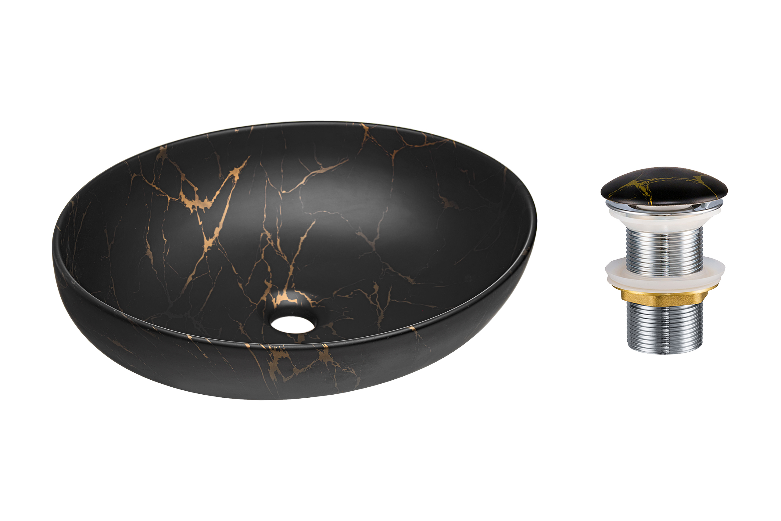 Pultra ültethető mosdó mosdótál 52×40 cm – Fehér SET-MONA T201M-B12-3-MP Pultra ültethető mosdó mosdótál 52×40 cm SET-MONA T201M-B12-3-MP