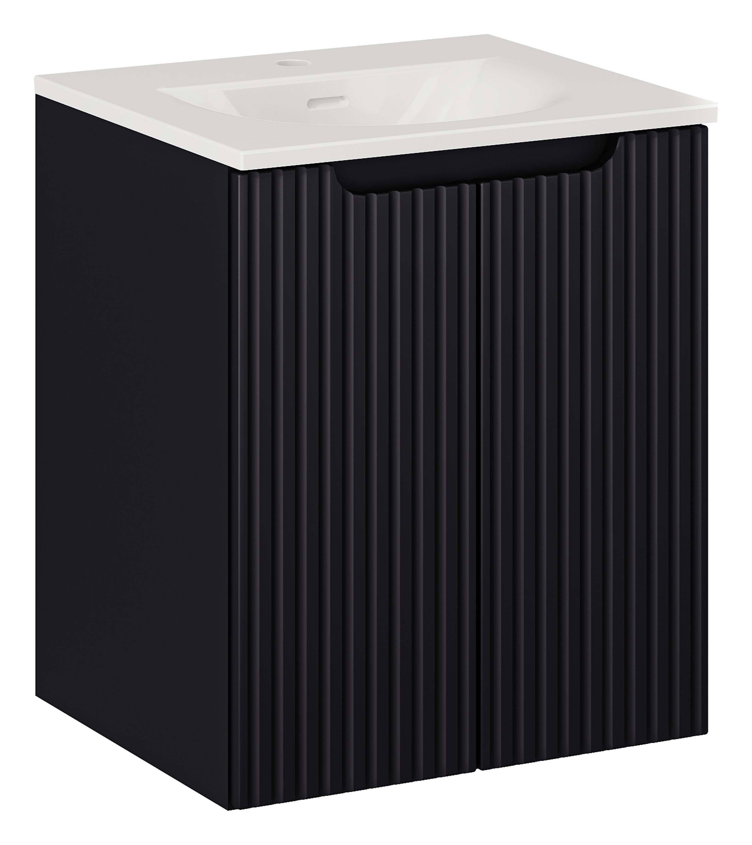 NOVA BLACK komplett fürdőszoba bútor szett 50 cm SET-NOB SKY 3 50CM D-NB NOVA BLACK komplett fürdőszoba bútor szett 50 cm SET-NOB SKY 3 50CM D-NB előnézeti kép