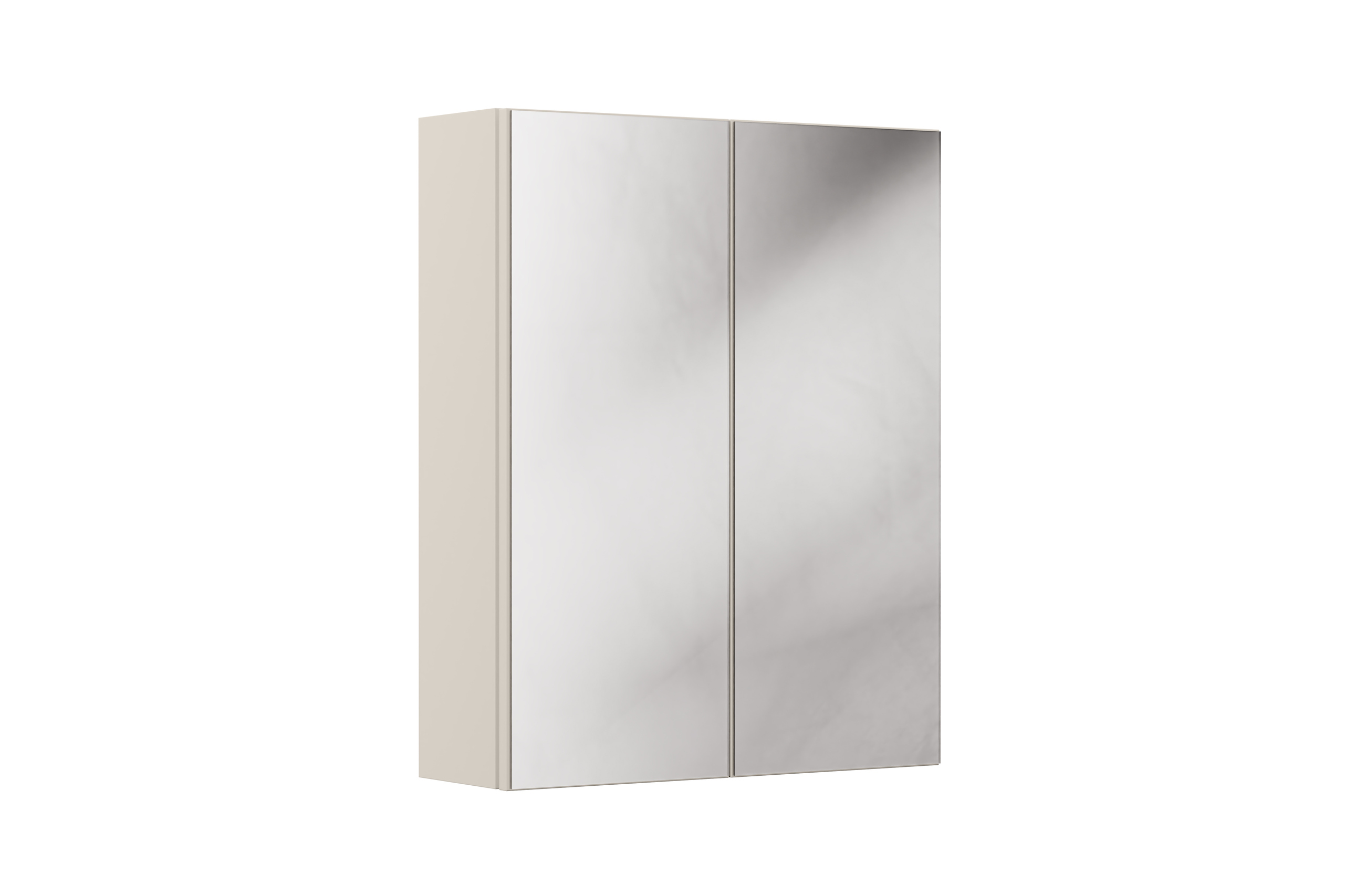 Fürdőszobai tükrös szekrény – 60 cm 2 ajtós, Cikkszám CASHMERE UN 84-60-2D Fürdőszobai tükrös szekrény – 60 cm 2 ajtós