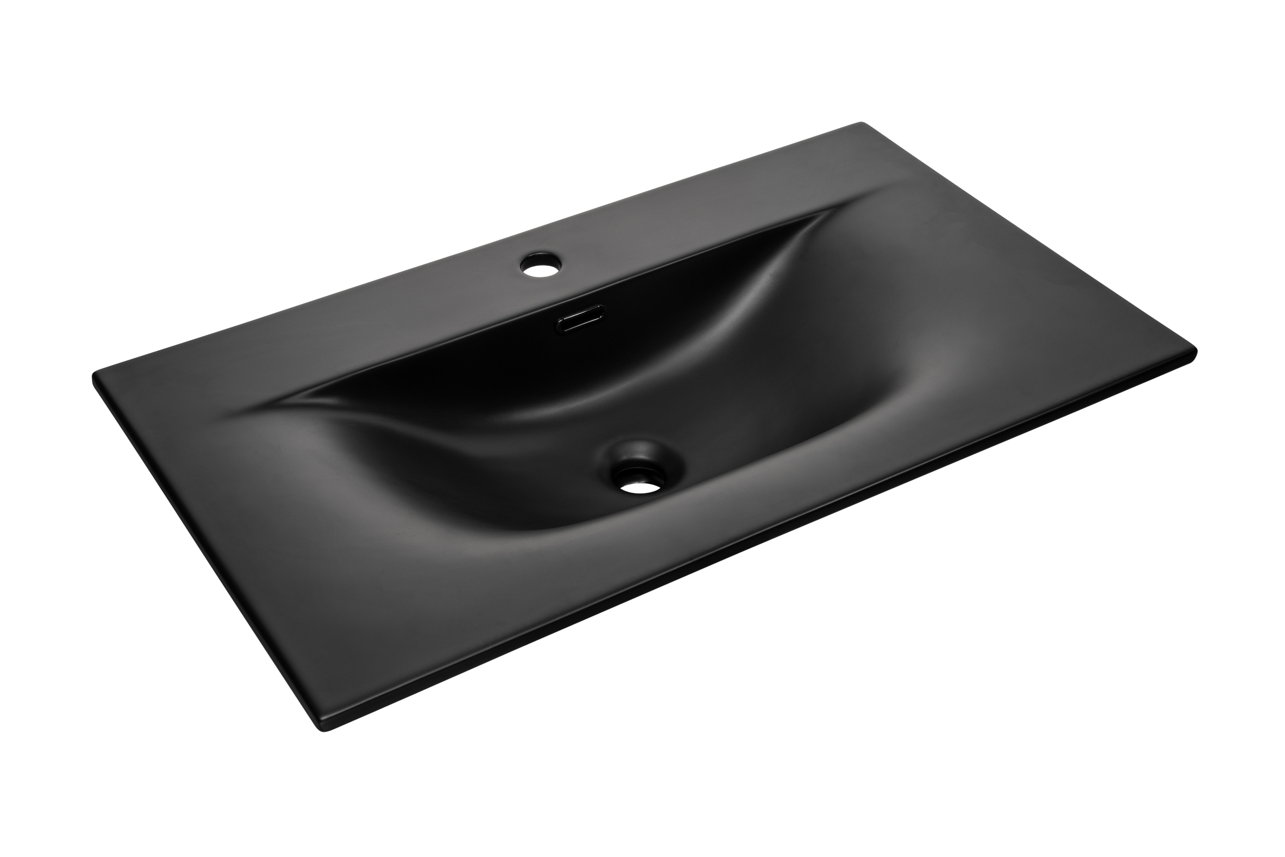 .OCEAN BLACK komplett fürdőszoba bútor szett 80 cm mosdós szekrénnyel SKY 1 BLACK MATT 80 DP ( E-8099-80 ) – Umywalka Meblowa