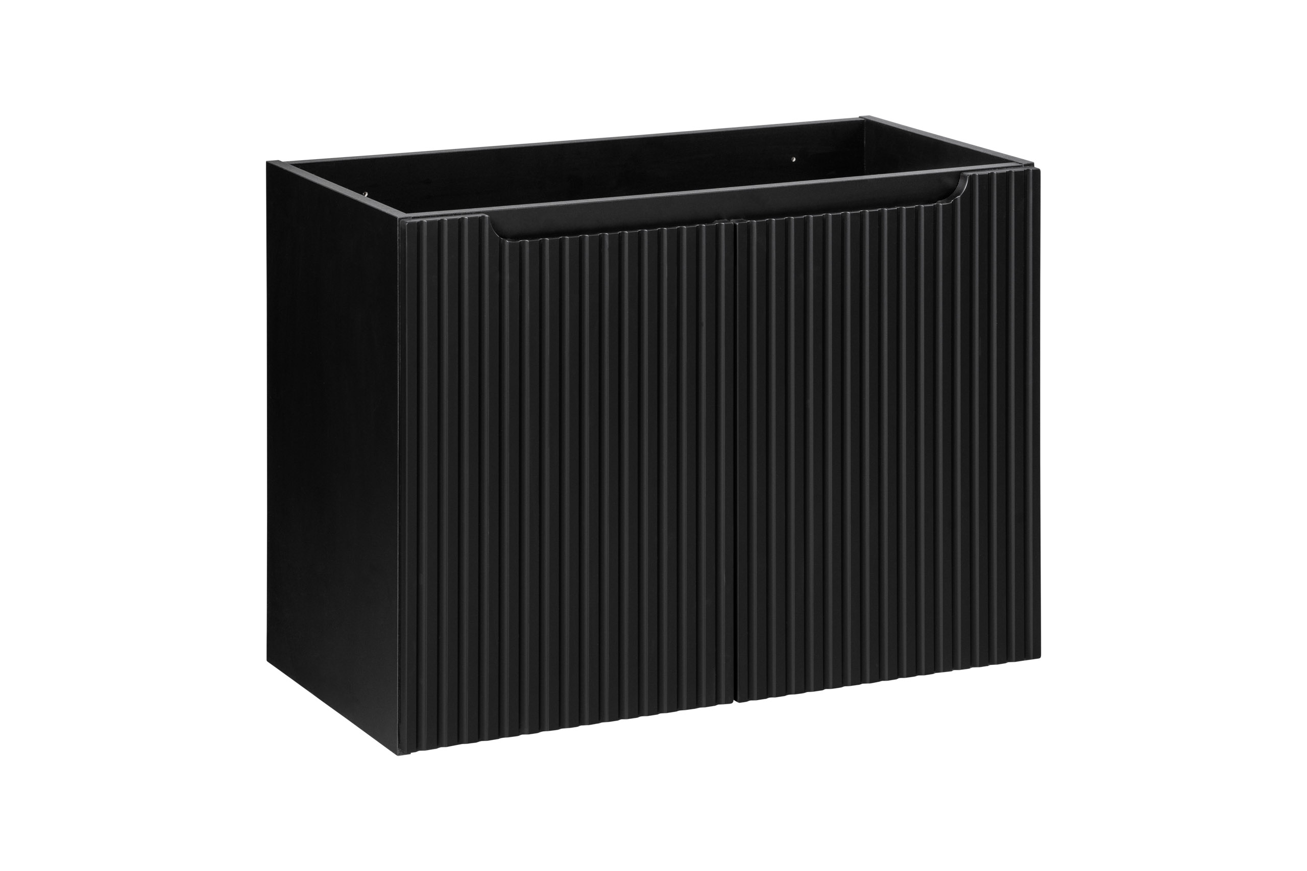 NOVA BLACK komplett fürdőszoba bútor szett 80 cm SET-NOB B OAK 80CM D-NB Mosdószekrény – NOVA BLACK D2 82-80-2D előnézeti kép